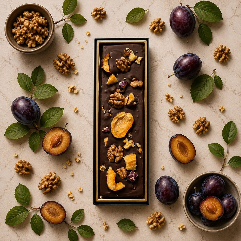 Dark Plum & Walnut